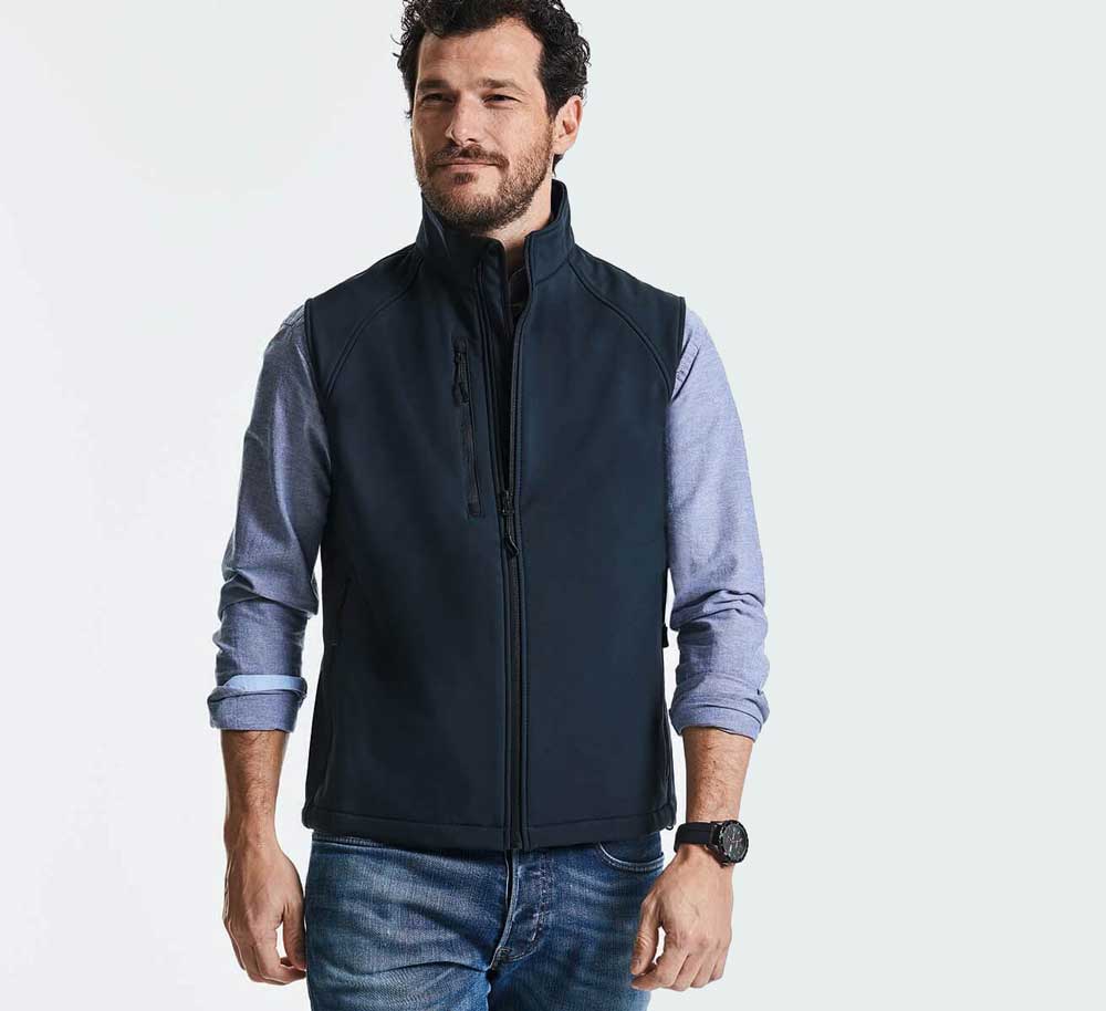 Herren Softshellweste Gilet